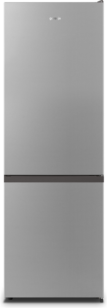 Gorenje NRK6182PS4 szürke, alulfagyasztós, Hűtő:207L, Fagyasztó:85L, No frost Plus hűtőszekrény