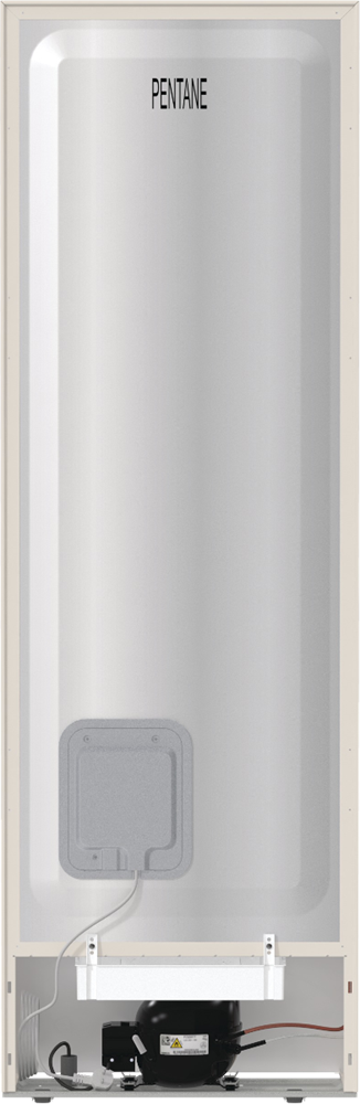 Gorenje NRK6192AC4 bézs, alulfagyasztós, Hűtő:204L, Fagyasztó:96L, No frost Plus hűtőszekrény