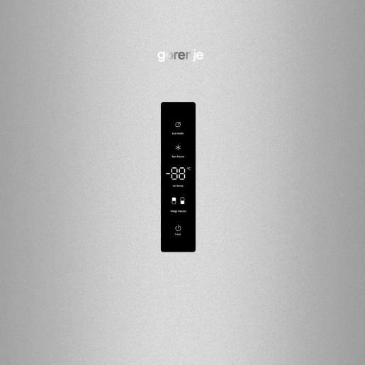 Gorenje NRK619CAXL4 inox, alulfagyasztós, Hűtő:207L, Fagyasztó:97L, hűtőszekrény