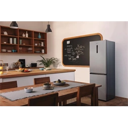 Gorenje NRK619CAXL4 inox, alulfagyasztós, Hűtő:207L, Fagyasztó:97L, hűtőszekrény