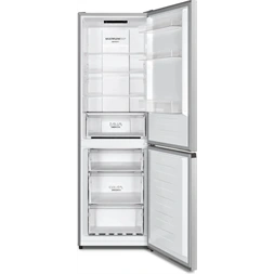 Gorenje NRK619D2XL4 inox, No Frost, alulfagyasztós, kombinált hűtőszekrény