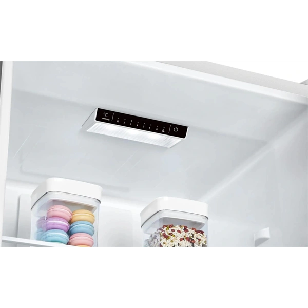 Gorenje NRK619D2XL4 inox, No Frost, alulfagyasztós, kombinált hűtőszekrény