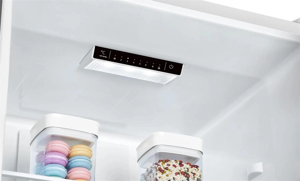 Gorenje NRK619D2XL4 inox, No Frost, alulfagyasztós, kombinált hűtőszekrény