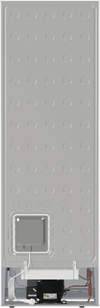 Gorenje NRK619DA2W4 inox, alulfagyasztós, Hűtő:204L, Fagyasztó:96L, hűtőszekrény