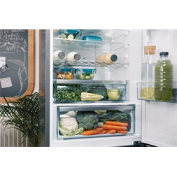 Gorenje NRK619DA2XL4 inox, alulfagyasztós, Hűtő:204L, Fagyasztó:96L, hűtőszekrény