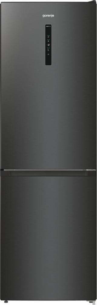 Gorenje NRK619EABXL4 fekete, alulfagyasztós, Hűtő:204L, Fagyasztó:96L, No frost Plus hűtőszekrény