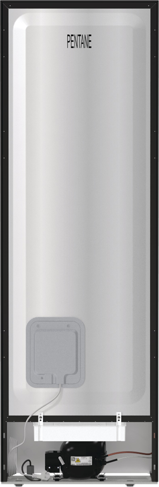 Gorenje NRK619EABXL4 fekete, alulfagyasztós, Hűtő:204L, Fagyasztó:96L, No frost Plus hűtőszekrény