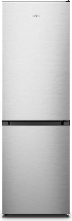Gorenje NRK619EPXL4 inox, alulfagyasztós, Hűtő:207L, Fagyasztó:97L, No frost Plus hűtőszekrény