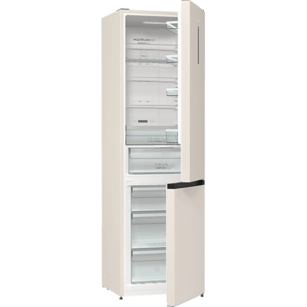 Gorenje NRK6202AC4 bézs, alulfagyasztós, Hűtő:236L, Fagyasztó:96L, hűtőszekrény