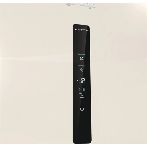 Gorenje NRK6202AC4 bézs, alulfagyasztós, Hűtő:236L, Fagyasztó:96L, hűtőszekrény