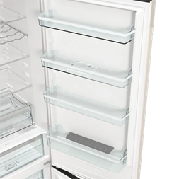 Gorenje NRK6202AC4 bézs, alulfagyasztós, Hűtő:236L, Fagyasztó:96L, hűtőszekrény
