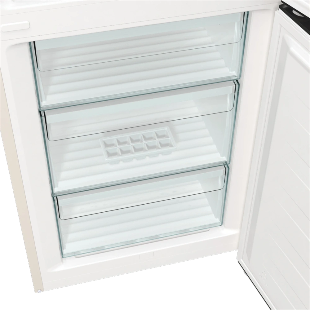 Gorenje NRK6202AC4 bézs, alulfagyasztós, Hűtő:236L, Fagyasztó:96L, hűtőszekrény