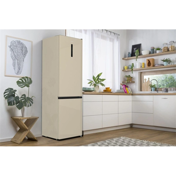 Gorenje NRK6202AC4 bézs, alulfagyasztós, Hűtő:236L, Fagyasztó:96L, hűtőszekrény