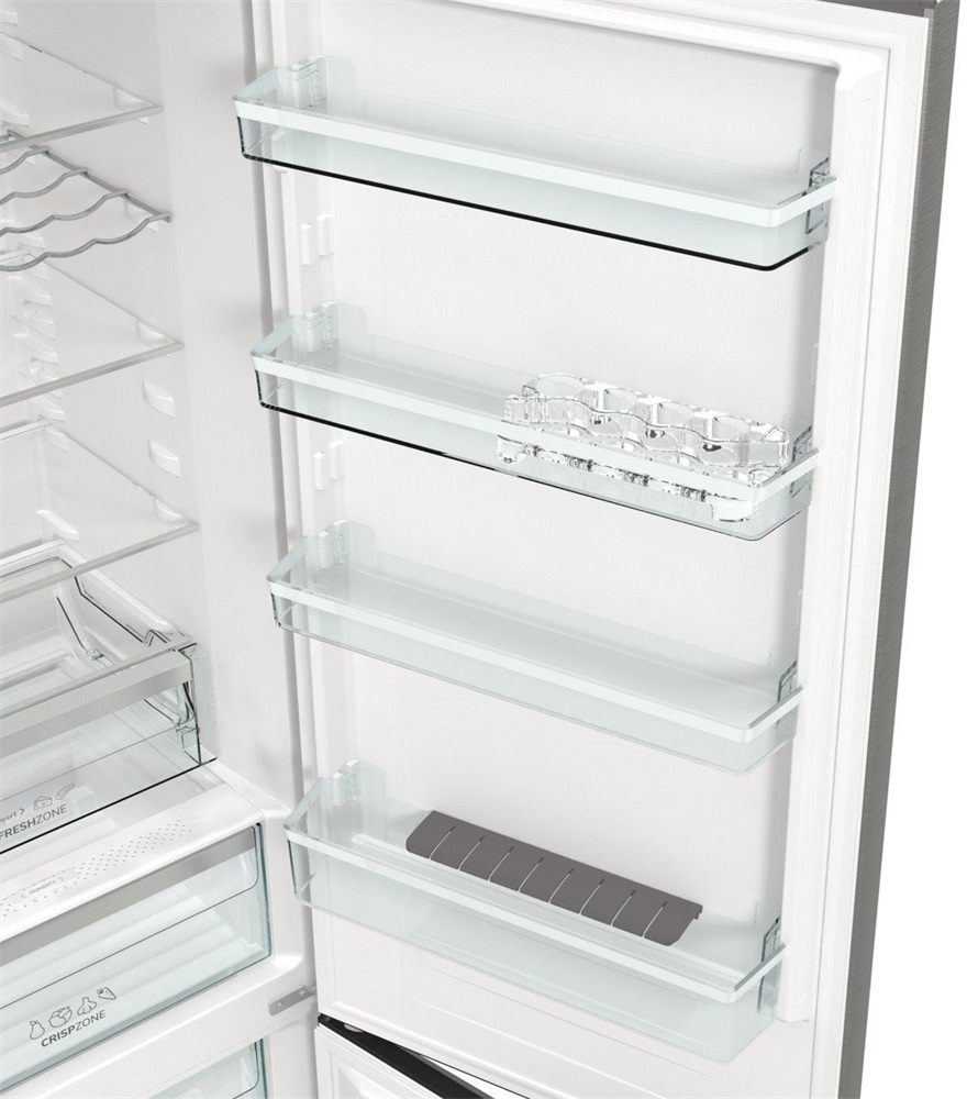 Gorenje NRK6202AXL4 alulfagyasztós, Hűtő:235L, Fagyasztó:96L, NoFrost Plus hűtőszekrény