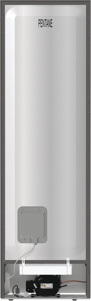 Gorenje NRK6202ES4 inox, alulfagyasztós, Hűtő:235L, Fagyasztó:96L, No frost Plus hűtőszekrény