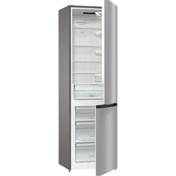 Gorenje NRK6202ES4 inox, alulfagyasztós, Hűtő:235L, Fagyasztó:96L, No frost Plus hűtőszekrény (Újszerű)