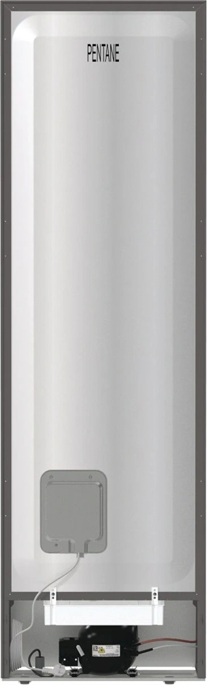 Gorenje NRK6202ES4 inox, alulfagyasztós, Hűtő:235L, Fagyasztó:96L, No frost Plus hűtőszekrény (Újszerű)