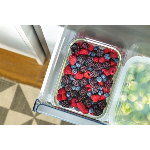 Gorenje NRK6202ES4 inox, alulfagyasztós, Hűtő:235L, Fagyasztó:96L, No frost Plus hűtőszekrény (Újszerű)