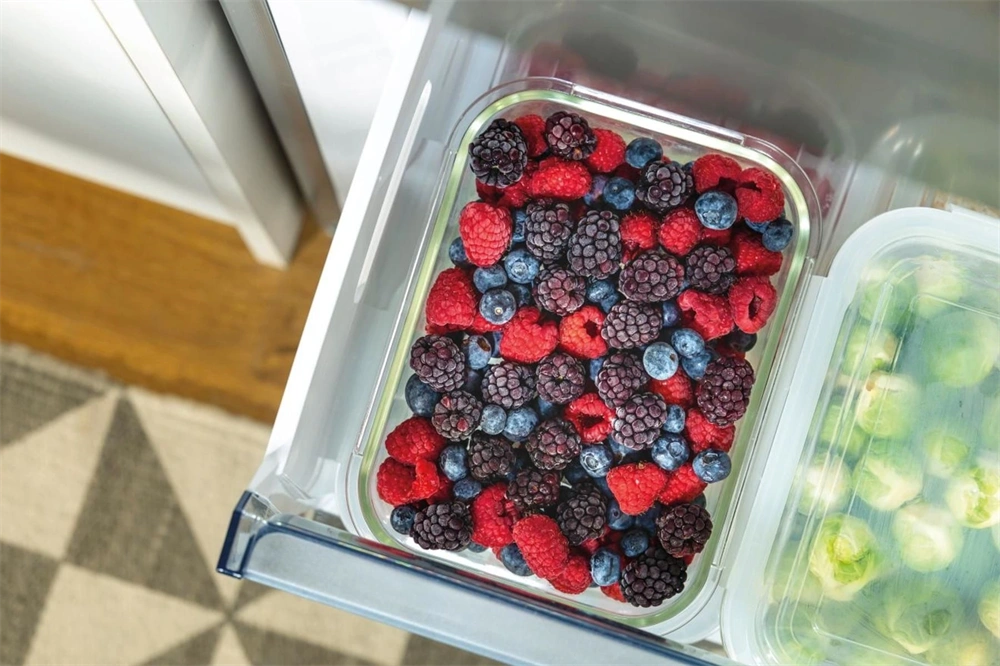 Gorenje NRK6202ES4 inox, alulfagyasztós, Hűtő:235L, Fagyasztó:96L, No frost Plus hűtőszekrény (Újszerű)