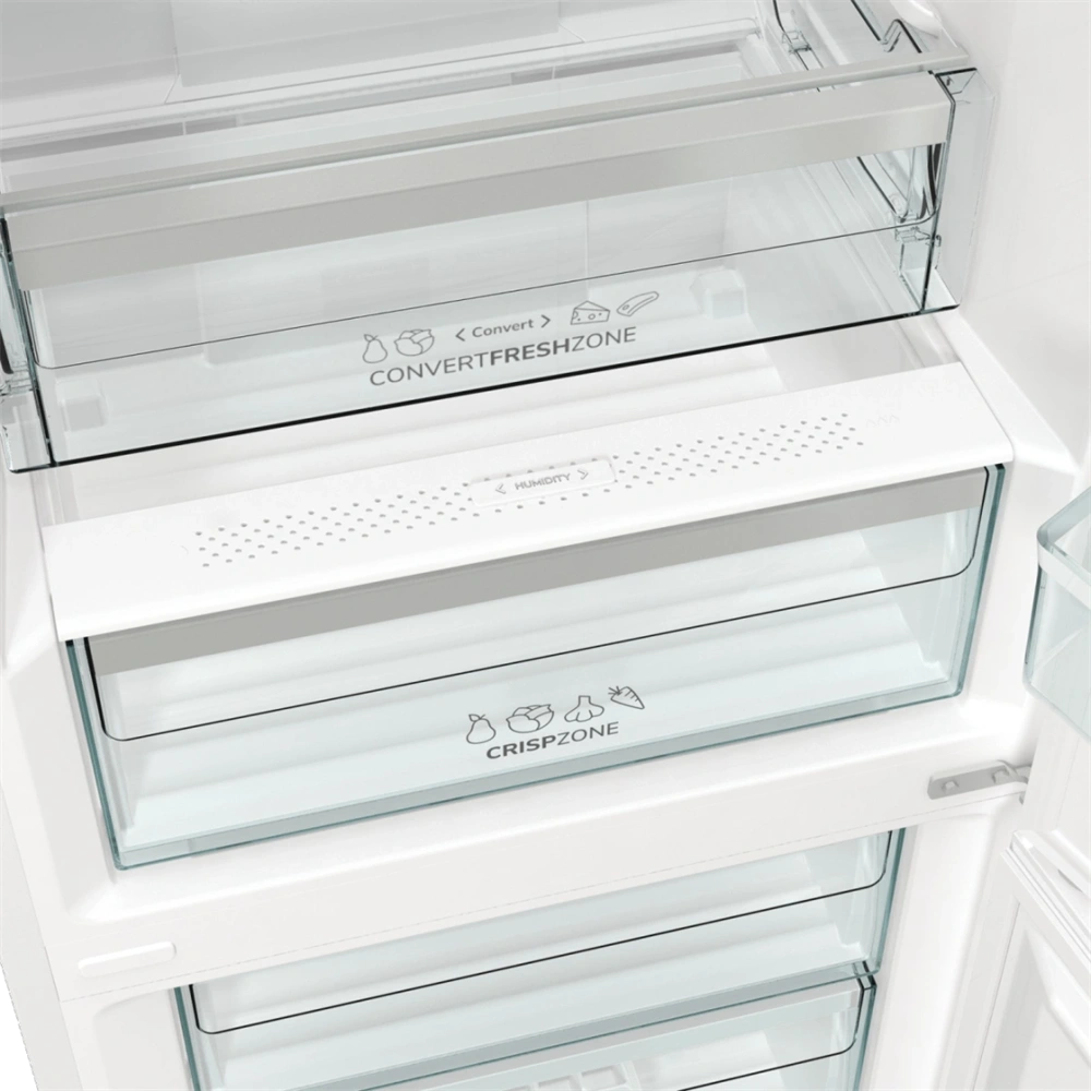 Gorenje NRK620DA2W4 fehér, alulfagyasztós, Hűtő:235L, Fagyasztó:96L, hűtőszekrény