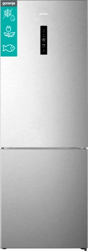 Gorenje NRK720EAXL4 szürke, alulfagyasztós, Hűtő:345L, Fagyasztó:150L, hűtőszekrény
