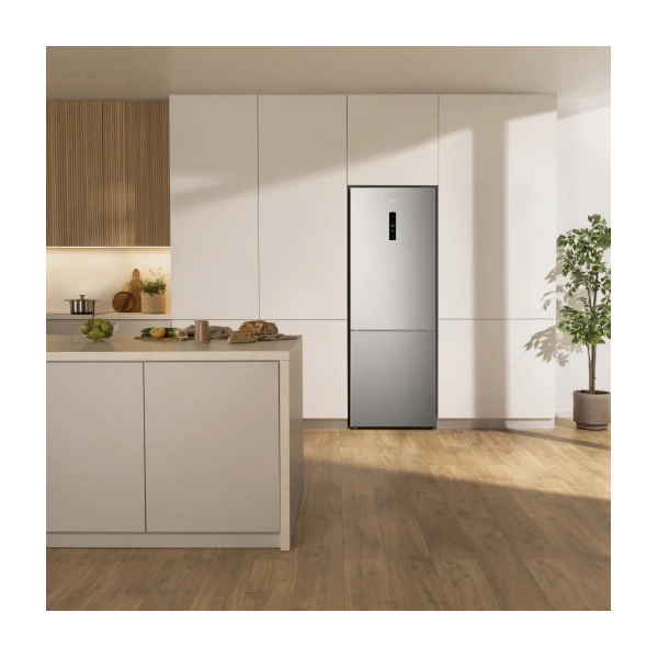 Gorenje NRK720EAXL4 szürke, alulfagyasztós, Hűtő:345L, Fagyasztó:150L, hűtőszekrény