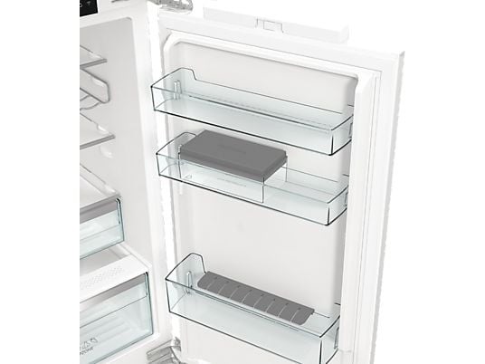 Gorenje NRKI517E62WF fehér, alulfagyasztós, beépíthető, Hűtő:176L, Fagyasztó:76L, No frost hűtőszekrény