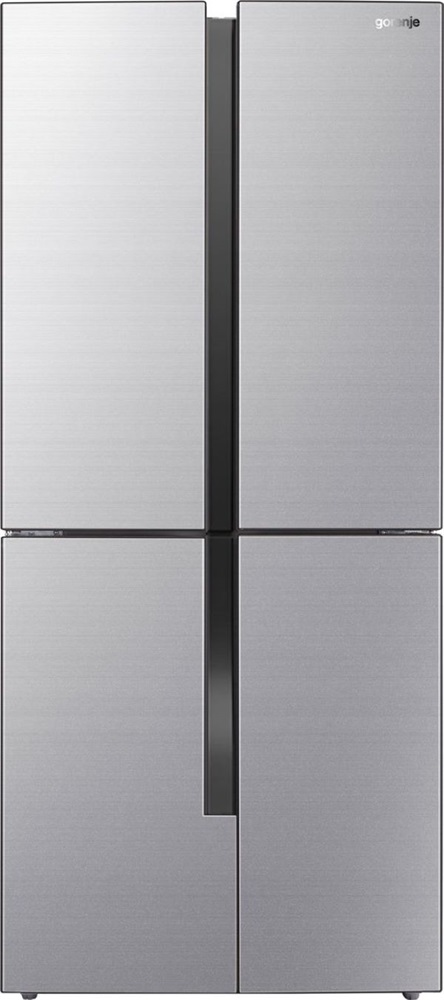 Gorenje NRM8181MX Multi Door szürke, Side-by-Side, Hűtő:256L, Fagyasztó:149L, No frost hűtőszekrény