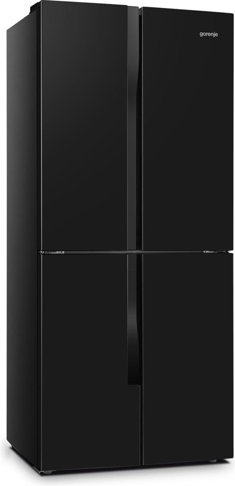 Gorenje NRM818FMB fekete, Side-by-Side, Hűtő:278L, Fagyasztó:149L, No frost Plus hűtőszekrény