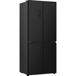 Gorenje NRM819E61BX fekete, Multidoor, Hűtő:311L, Fagyasztó:149L, hűtőszekrény