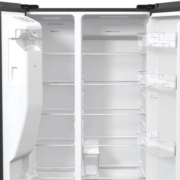 Gorenje NRR9185ESBXL Side-by-Side, Hűtő: 376L, Fagyasztó: 190L, No Frost hűtőszekrény