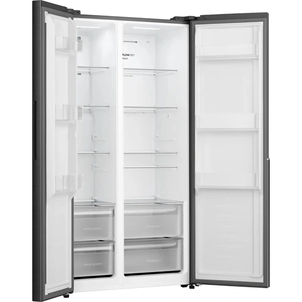 Gorenje NRS917E41BX fekete, No Frost, Side-by-Side, 544 l, hűtőszekrény