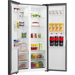 Gorenje NRS917E41BX fekete, No Frost, Side-by-Side, 544 l, hűtőszekrény