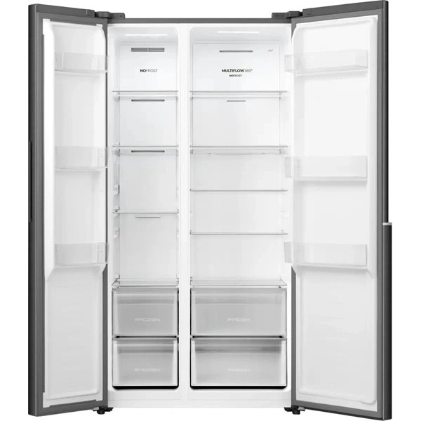 Gorenje NRS917E41BX fekete, No Frost, Side-by-Side, 544 l, hűtőszekrény