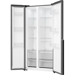 Gorenje NRS917E41BX fekete, No Frost, Side-by-Side, 544 l, hűtőszekrény
