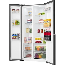 Gorenje NRS917E41BX fekete, No Frost, Side-by-Side, 544 l, hűtőszekrény