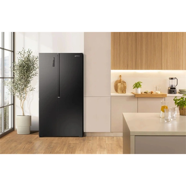 Gorenje NRS917E41BX fekete, No Frost, Side-by-Side, 544 l, hűtőszekrény