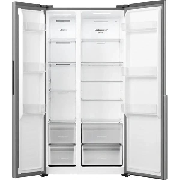 Gorenje NRS917E41X inox, No Frost, Side-by-Side, 544 l, hűtőszekrény
