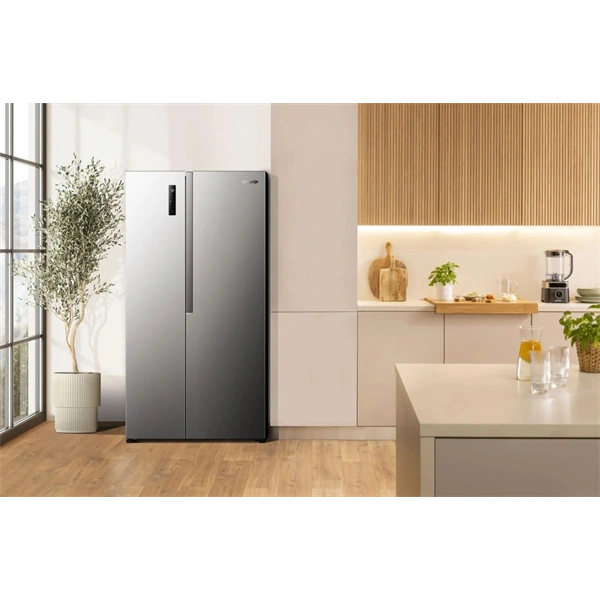 Gorenje NRS917E41X inox, No Frost, Side-by-Side, 544 l, hűtőszekrény