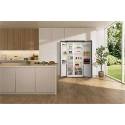 Gorenje NRS917E41X inox, No Frost, Side-by-Side, 544 l, hűtőszekrény