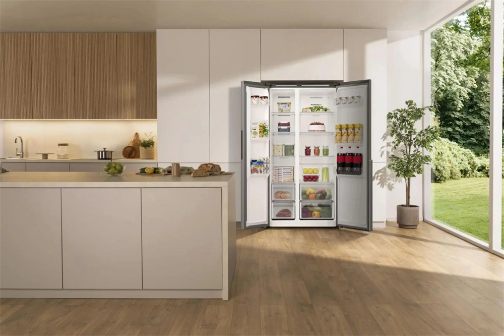 Gorenje NRS917E41X inox, No Frost, Side-by-Side, 544 l, hűtőszekrény
