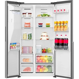 Gorenje NRS917E61X inox, No Frost, Side-by-Side, hűtőszekrény