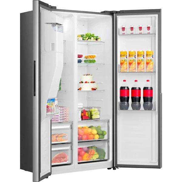 Gorenje NRS917E61X inox, No Frost, Side-by-Side, hűtőszekrény