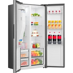 Gorenje NRS917E61X inox, No Frost, Side-by-Side, hűtőszekrény