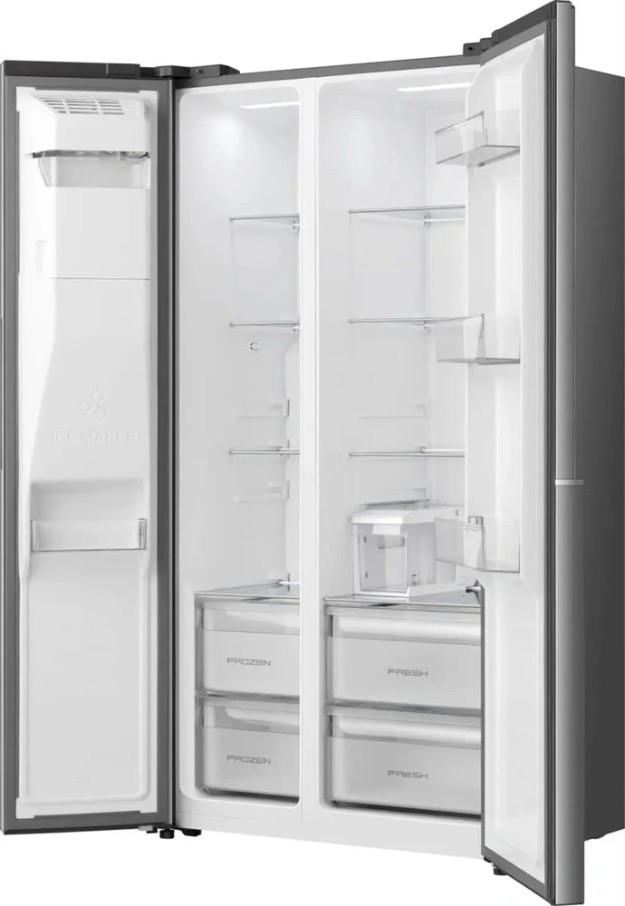 Gorenje NRS917E61X inox, No Frost, Side-by-Side, hűtőszekrény