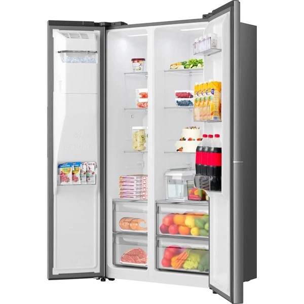 Gorenje NRS917E61X inox, No Frost, Side-by-Side, hűtőszekrény