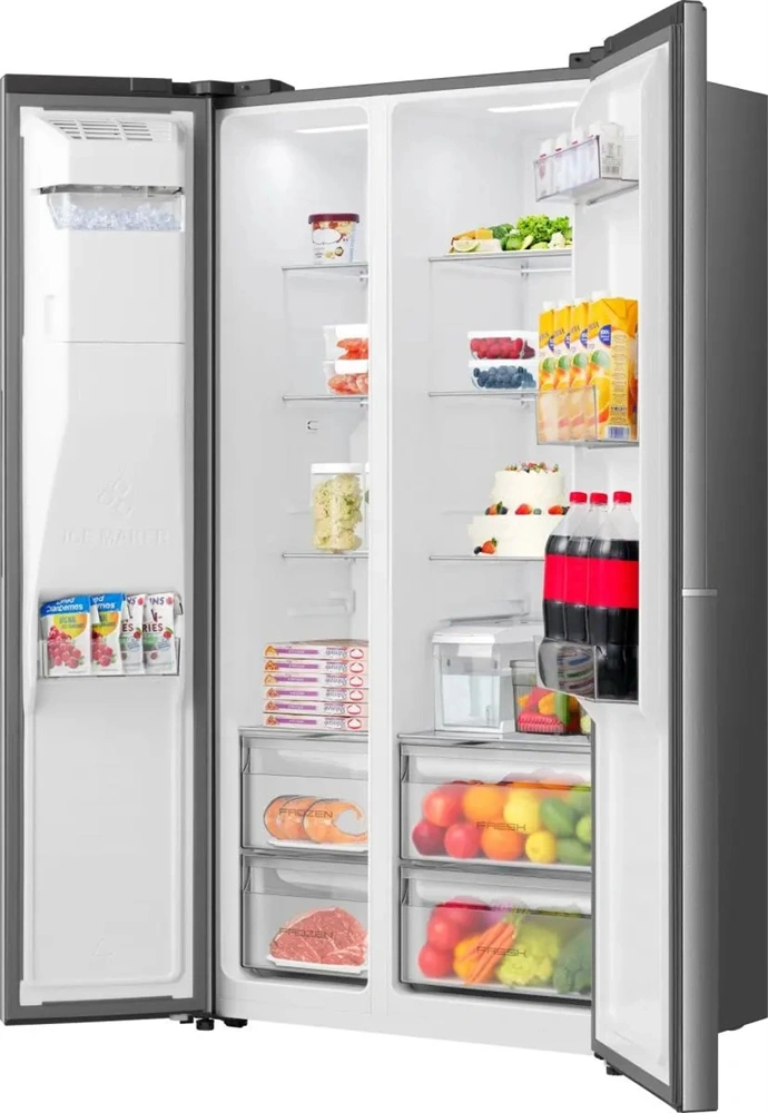 Gorenje NRS917E61X inox, No Frost, Side-by-Side, hűtőszekrény