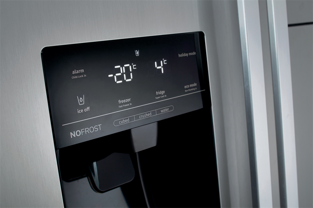 Gorenje NRS9181VX szürke, Side-by-Side, Hűtő:371L, Fagyasztó:185L, No frost Plus hűtőszekrény