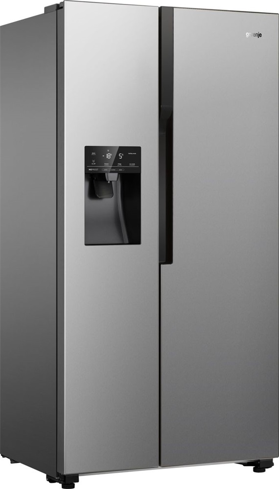 Gorenje NRS9181VX szürke, Side-by-Side, Hűtő:371L, Fagyasztó:185L, No frost Plus hűtőszekrény