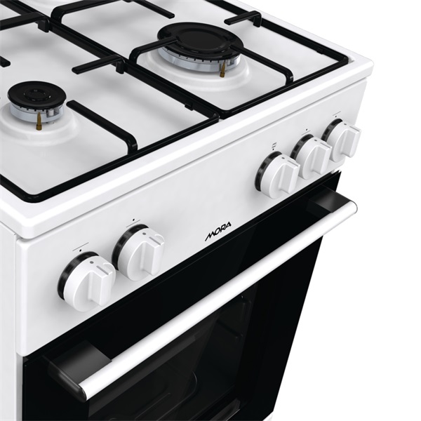 Gorenje P2241AW1 fehér, szabadonálló, gáz, kombinált, főzőzóna:4, sütőtér:61L, tűzhely